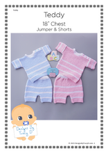 Load image into Gallery viewer, 119. Teddy(Unisex) - Download - Designs By Tracy D