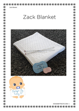 Load image into Gallery viewer, 38. Zack Blanket- Download - Designs By Tracy D