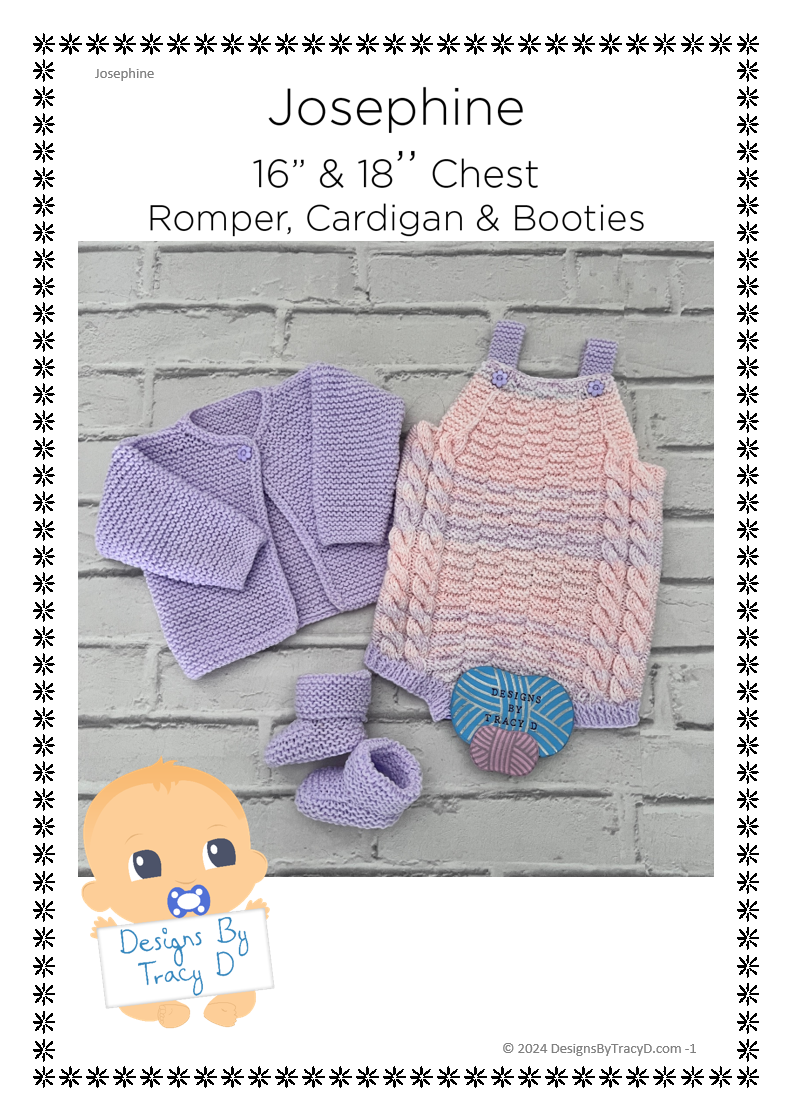 Honey Baby Knitting Pattern 2 sizes - Download – Designs By Tracy D