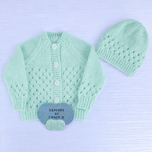 【新品・未使用】　HYEON baby knit Harriet Baby Knitting Pattern 2 sizes - Download – Designs By Tracy D