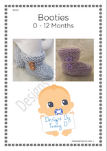Load image into Gallery viewer, 12. Booties (Unisex) - Posted - Designs By Tracy D