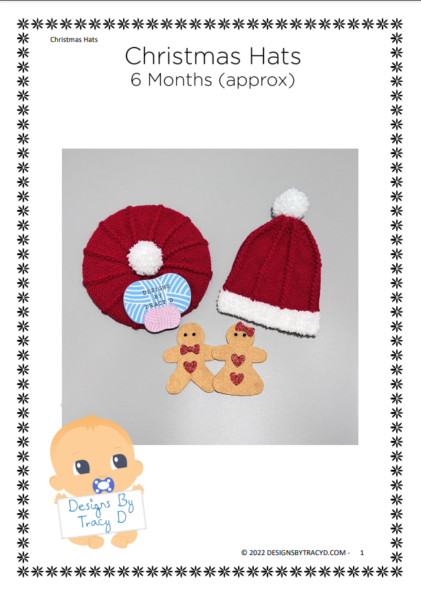 159 Christmas Hats - Download - Designs By Tracy D