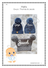 Load image into Gallery viewer, 18. Baby Hats - Download - Designs By Tracy D